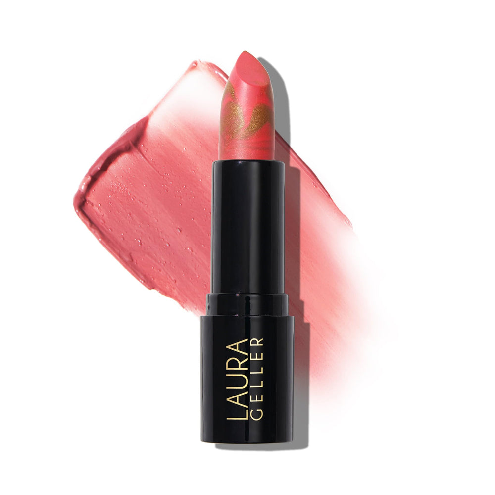 LAURA GELLER NEW YORK front packaging showing Strawberry Toffee, elegant presentation and travel-ready