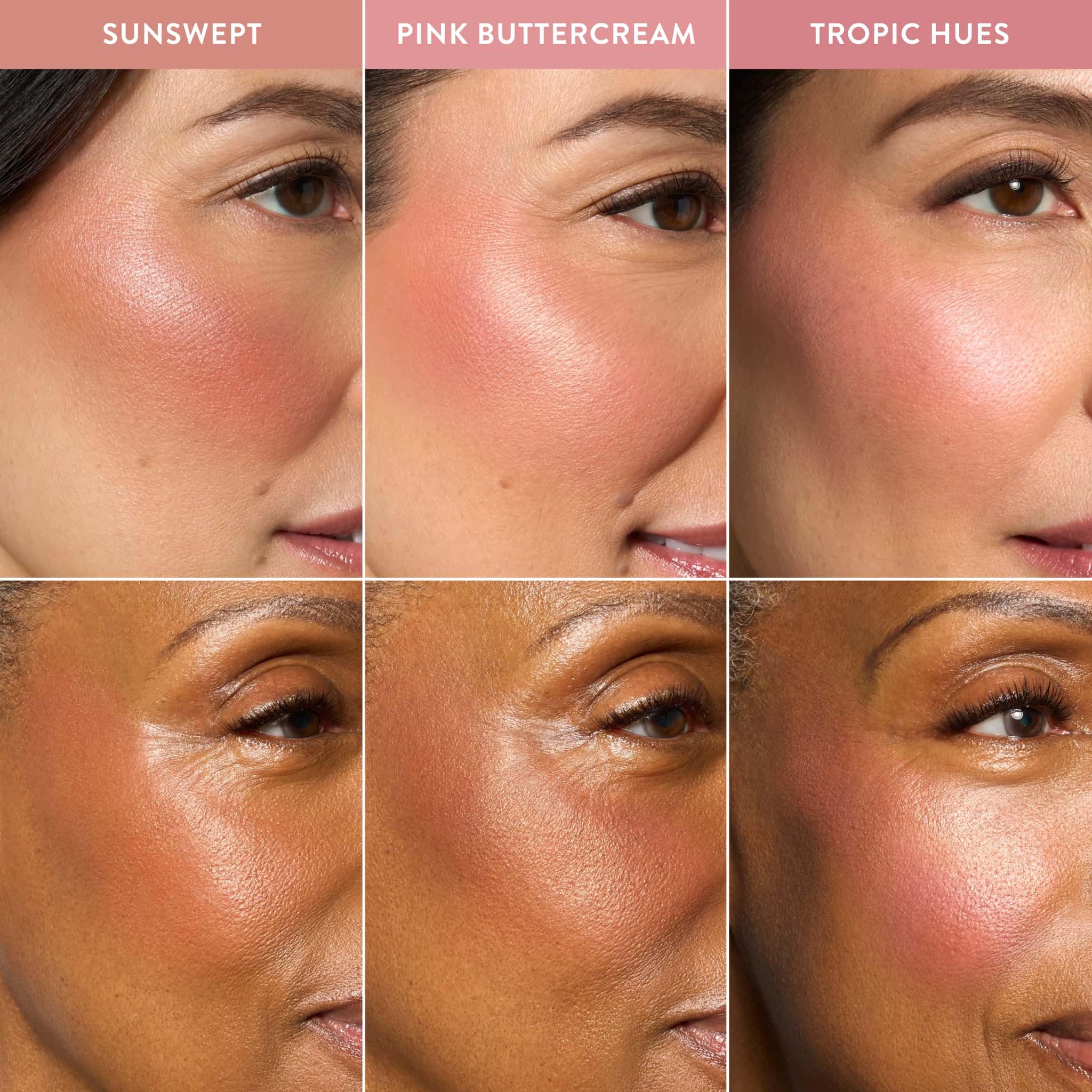 LAURA GELLER NEW YORK Sunswept close-up marble texture delivering warm bronzy depth