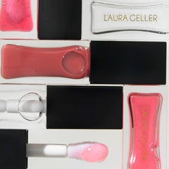 LAURA GELLER NEW YORK size comparison next to coin for portable, travel-ready benefit