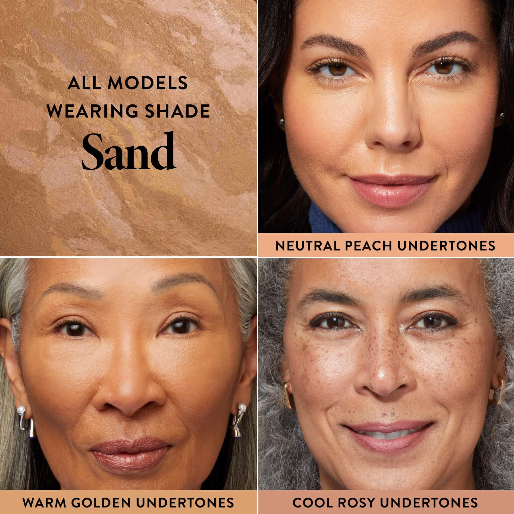 LAURA GELLER swatch on arm illustrating self-adjusting color correcting benefit