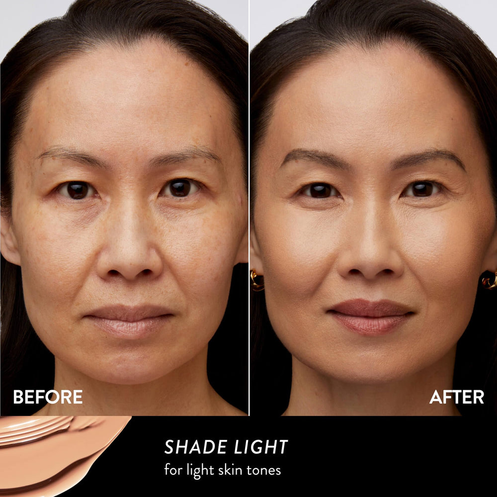 LAURA GELLER serum texture drop highlighting lightweight glide