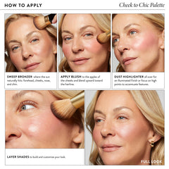 LAURA GELLER close-up of baked textures highlighting blendable finish