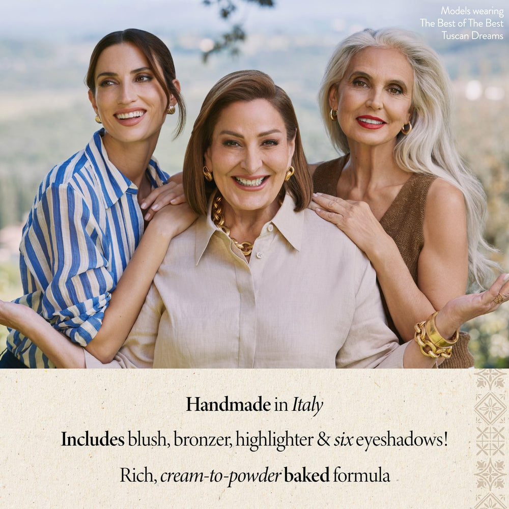 LAURA GELLER NEW YORK highlighter swatch on skin giving luminous glow benefit