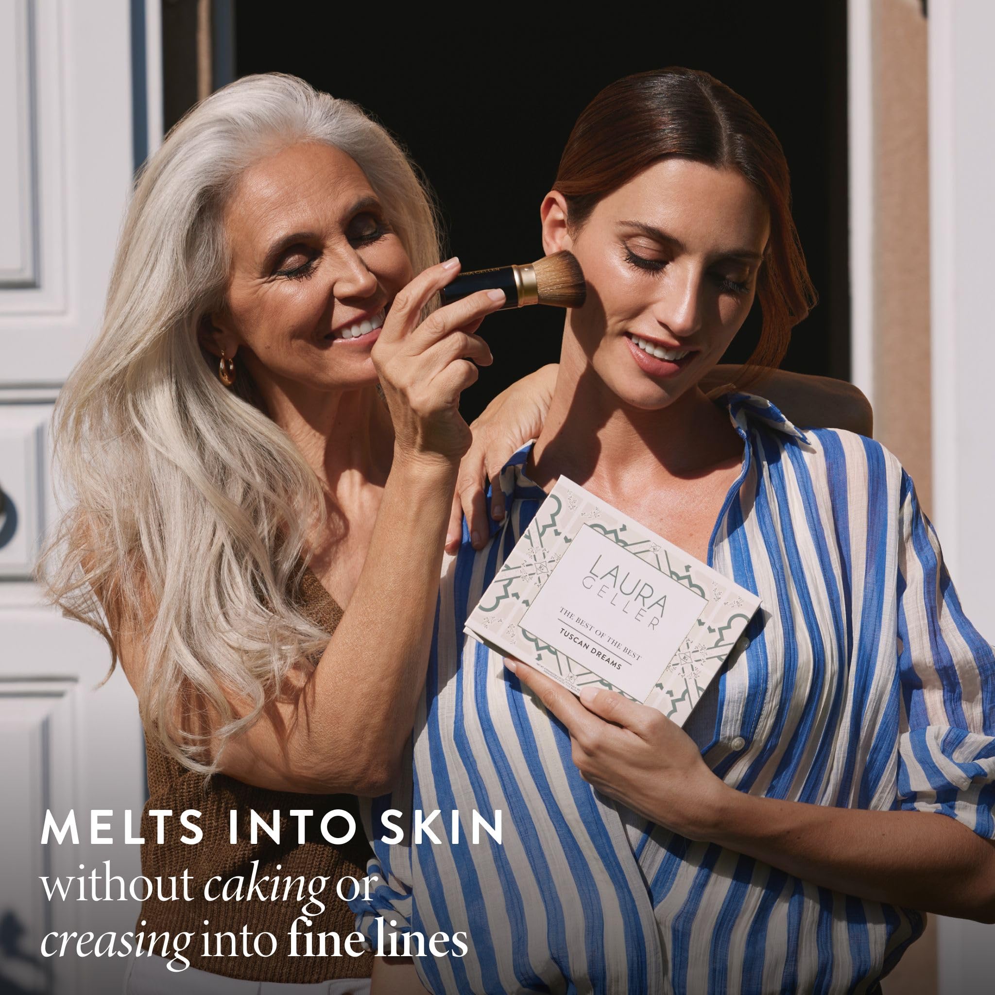 LAURA GELLER Tuscan Dreams palette open, warm neutral shades usable