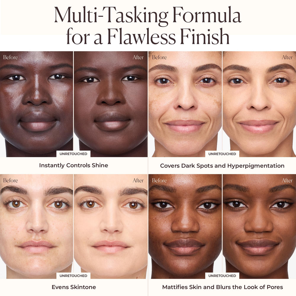 Laura Mercier tube beside ruler showing product size for travel convenience