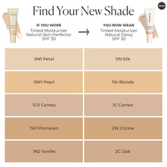 Laura Mercier application with fingers blending tint for natural, hydrating finish