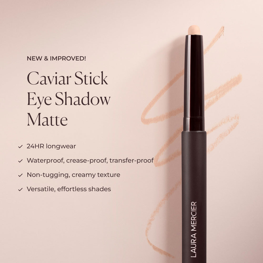 Laura Mercier in-use application on eyelid showing quick swipe convenience