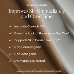 Laura Mercier held in hand showing size for travel-friendly convenience