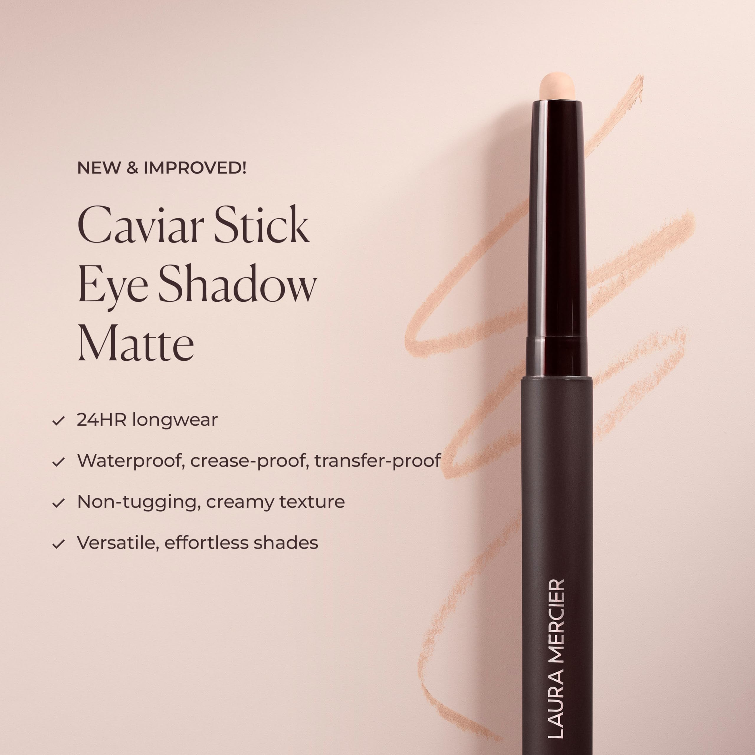 Laura Mercier blended eye look showing Cobblestone versatility and depth