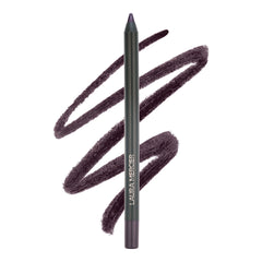Laura Mercier front packaging showing Dark Plum pencil and benefits of long wear