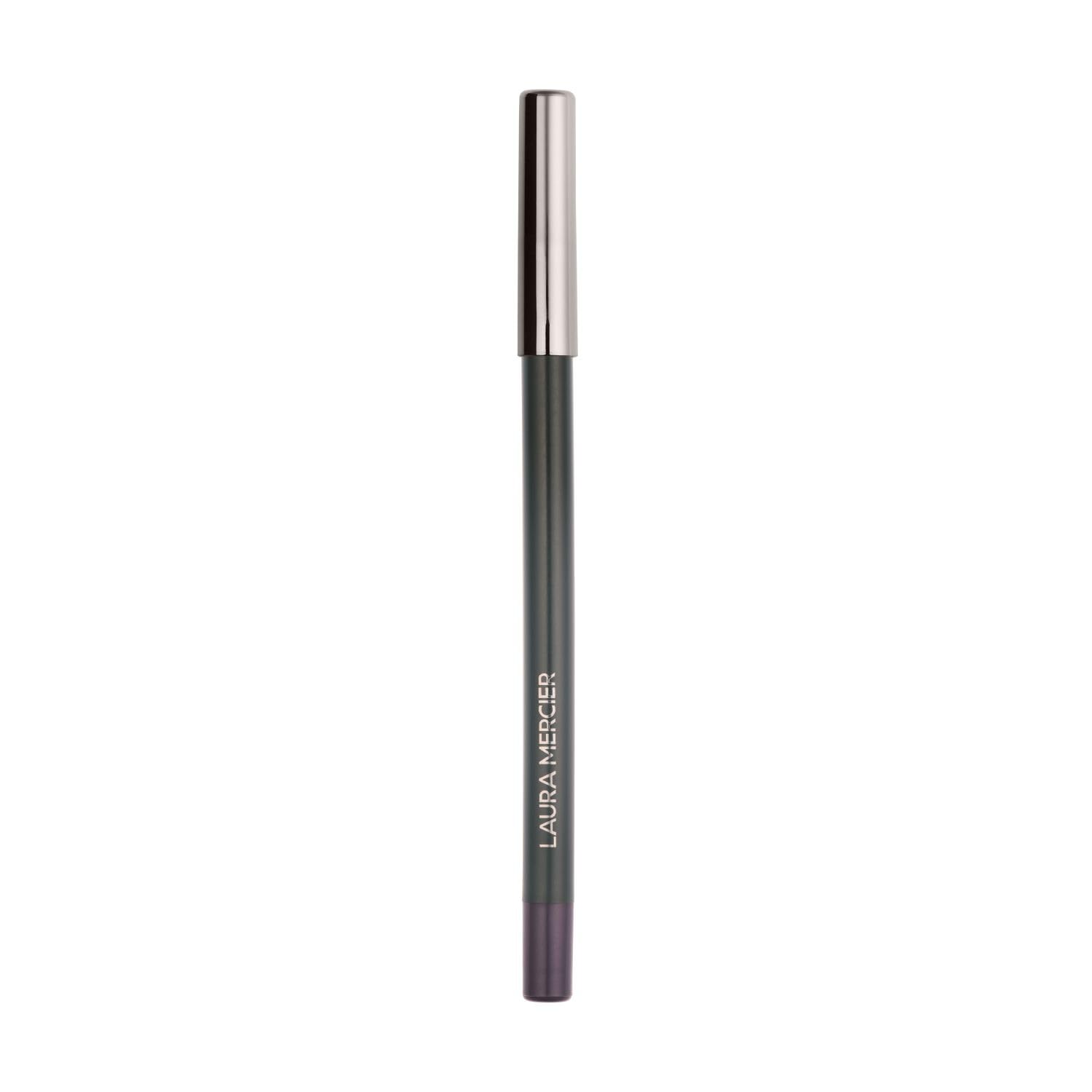 Vanity scene with Laura Mercier pencil showing everyday use and easy application