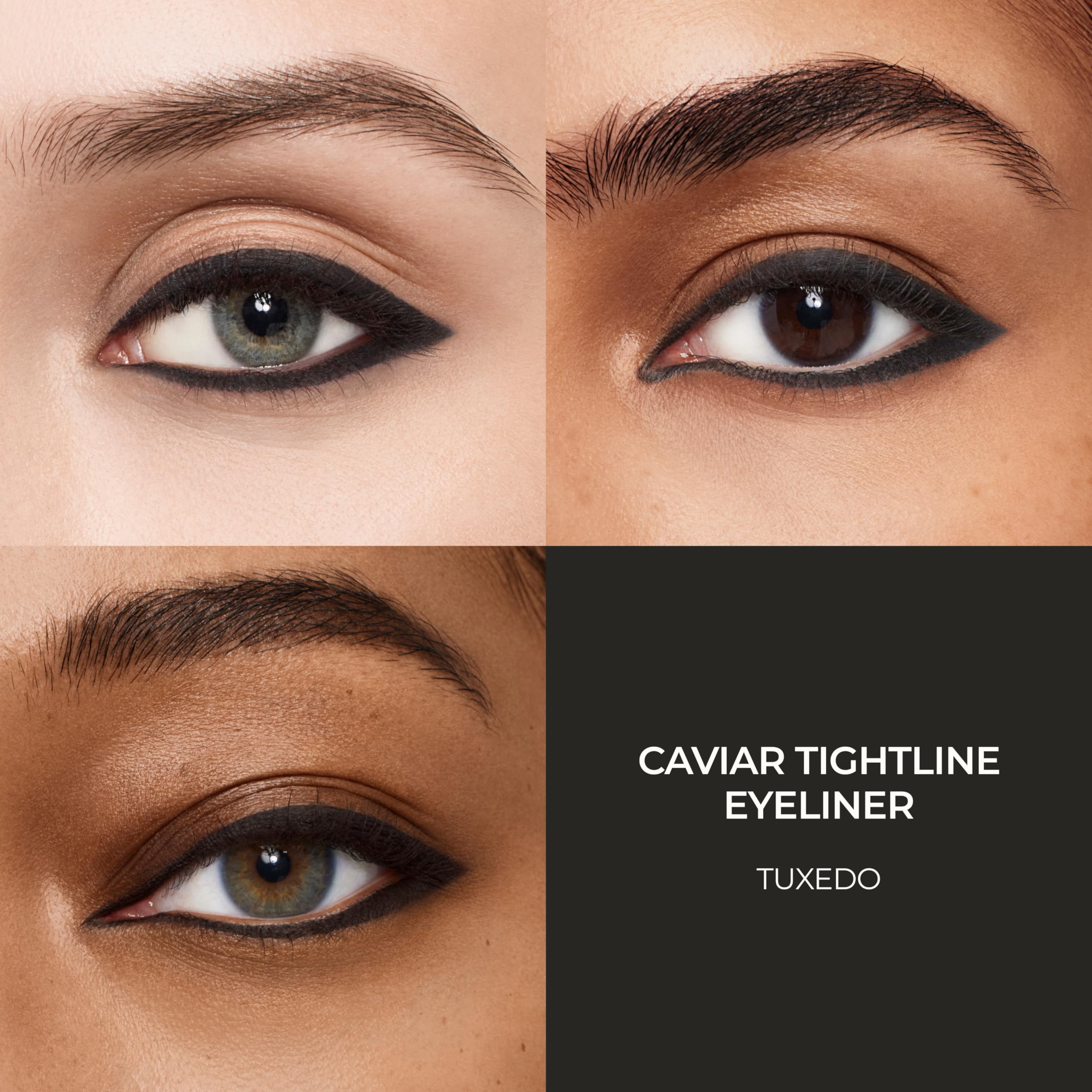 Laura Mercier swatches on skin showing pigment payoff and finish