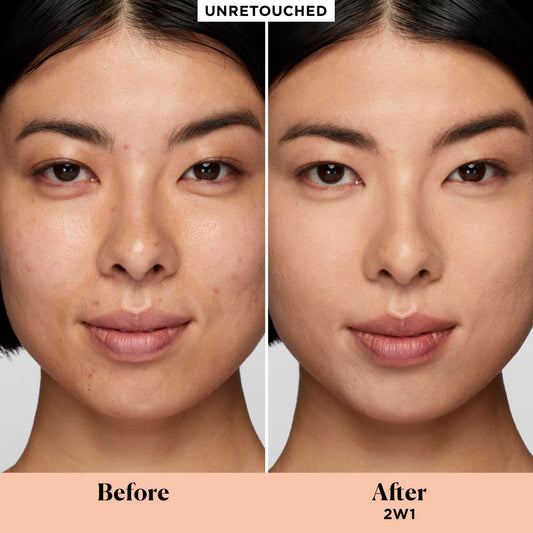 Laura Mercier concealer creamy swirl texture illustrating smooth blendability and hydration