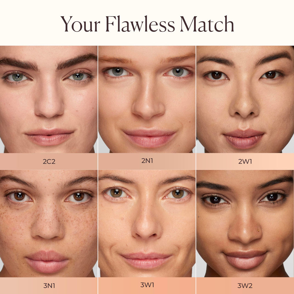 Laura Mercier undereye before and after showing brightening and natural finish