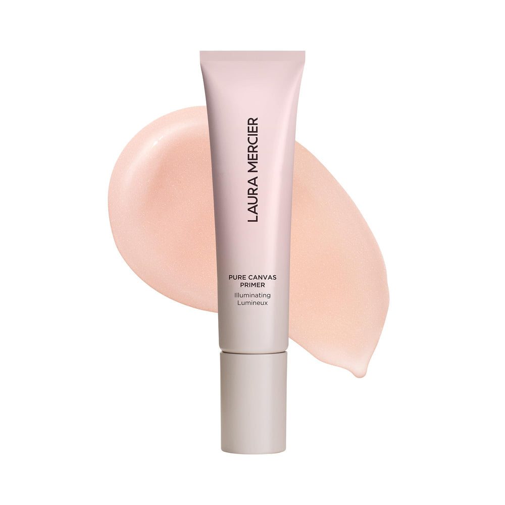 Laura Mercier front packaging showing radiant primer, boosts makeup longevity