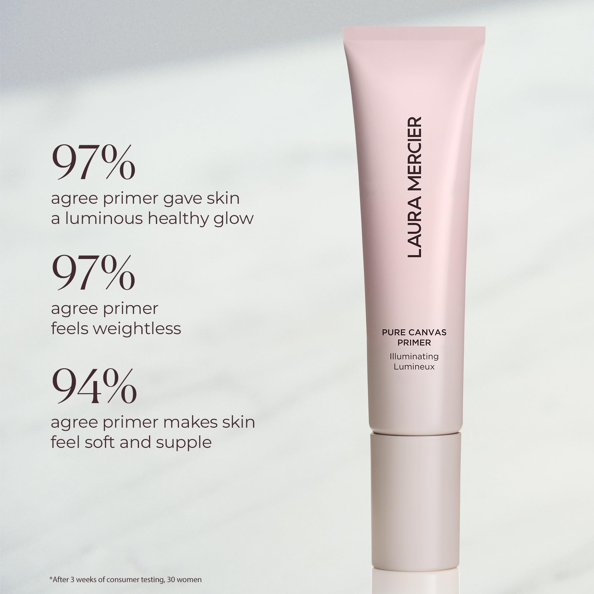 Laura Mercier luminous pearls macro, reflects light for natural multidimensional glow