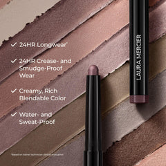 Laura Mercier close-up of creamy texture highlighting glide and shimmer
