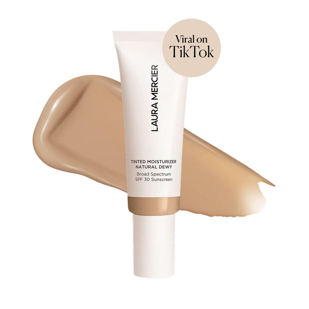 Laura Mercier dispensing pump demonstrating controlled, mess-free application benefit