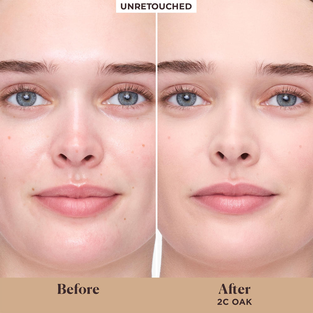 Laura Mercier open tube dispensing tint illustrating easy, controlled application benefit