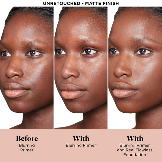 Laura Mercier texture close-up revealing silica bead blur effect