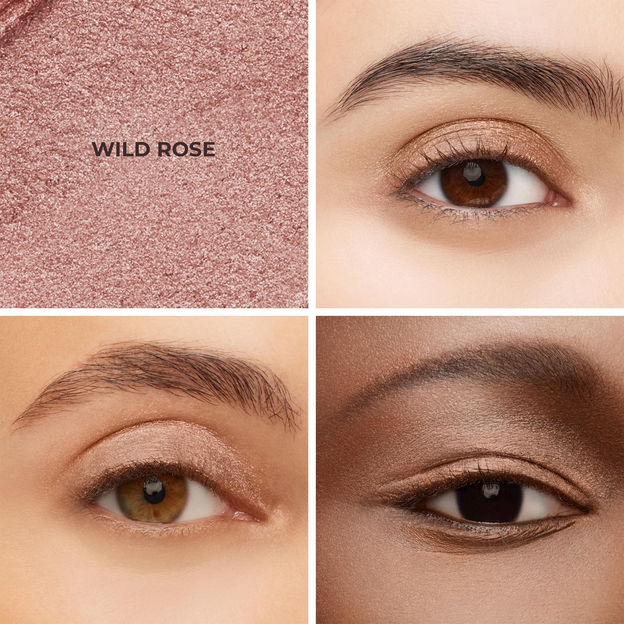 Laura Mercier Rose Meringue swatch on skin highlighting limited-edition shimmer
