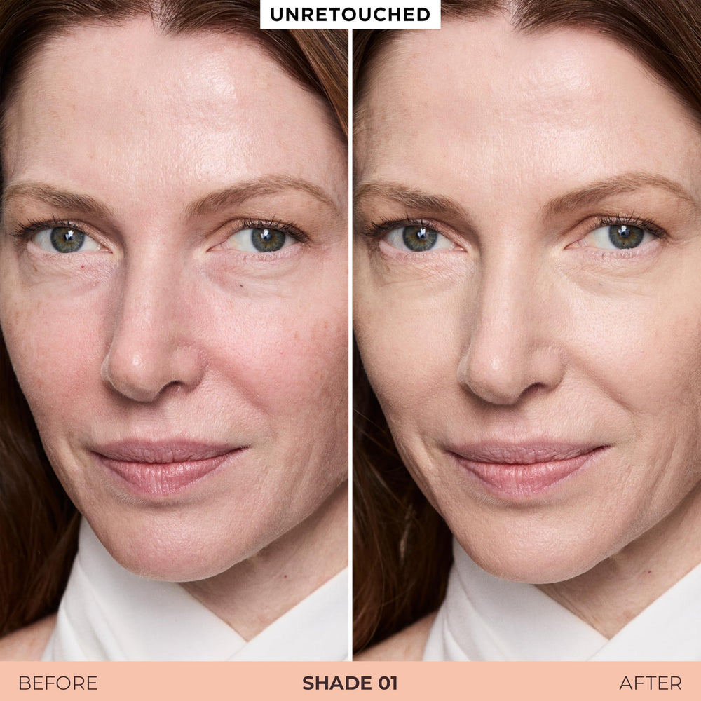 Laura Mercier close-up of cream texture showing blendable, full-coverage finish