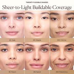 Laura Mercier label close-up highlighting SPF 30 and skincare focus
