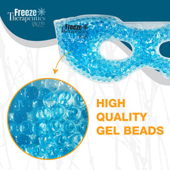 L'AUTRE PEAU model wearing mask for relaxation and reduced puffiness