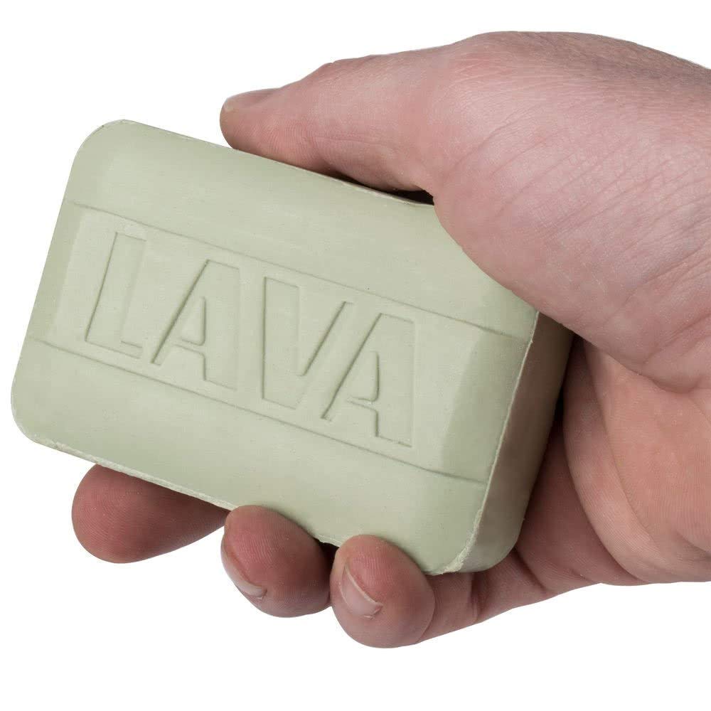 Lava bar in garage use cleaning mechanic hands, fast grease removal benefit