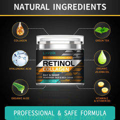 LAVDIK surrounding ingredient bottles highlighting hyaluronic acid and peptides