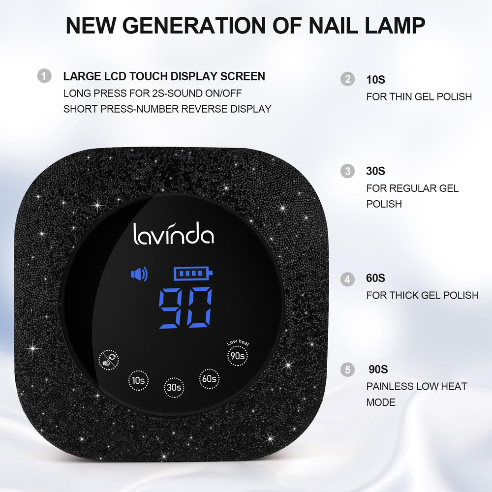 Lavinda black rhinestone detail highlighting stylish design and professional look