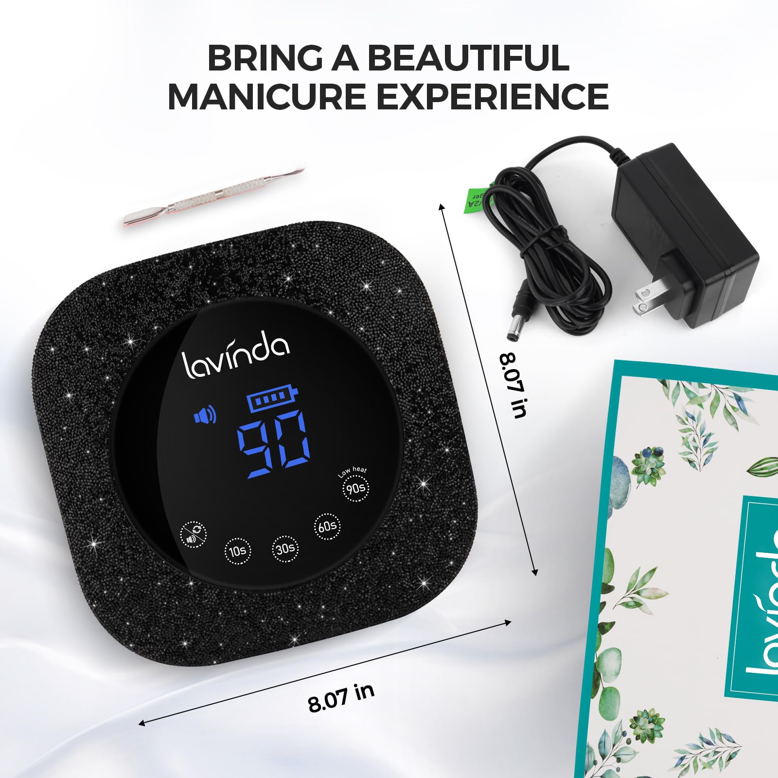 Lavinda in salon setting with tools showing professional performance and portability
