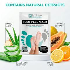 lavinso feet mid-peel after seven days showing visible shedding