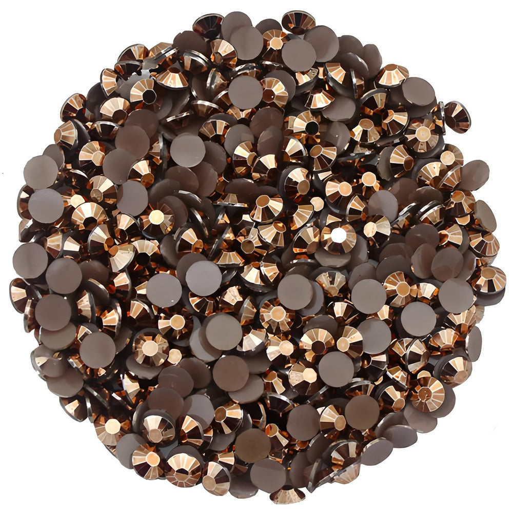 Laviyo bronze AB front packaging showing 4,500 small rhinestones for bulk projects