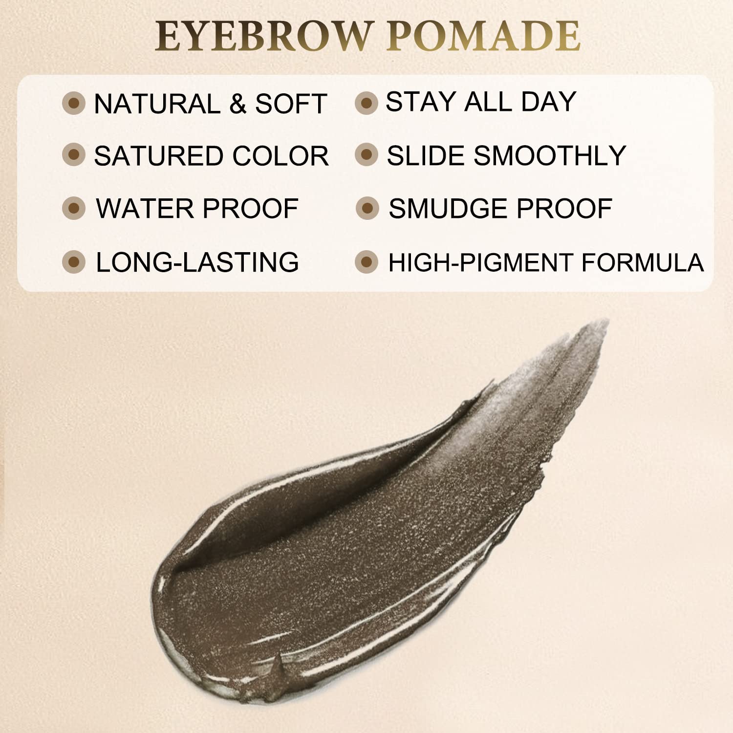 LAVONE dual-ended brush angled and spoolie for blending and grooming benefit