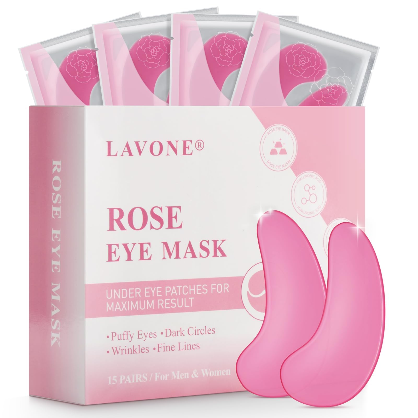 LAVONE product packaging front view showing 15 pairs and benefits