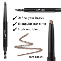 LAVONE pencil tip detail demonstrating ultra-slim precision for hairlike strokes