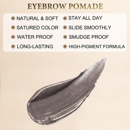 LAVONE pomade texture close-up illustrating smooth blendability and coverage