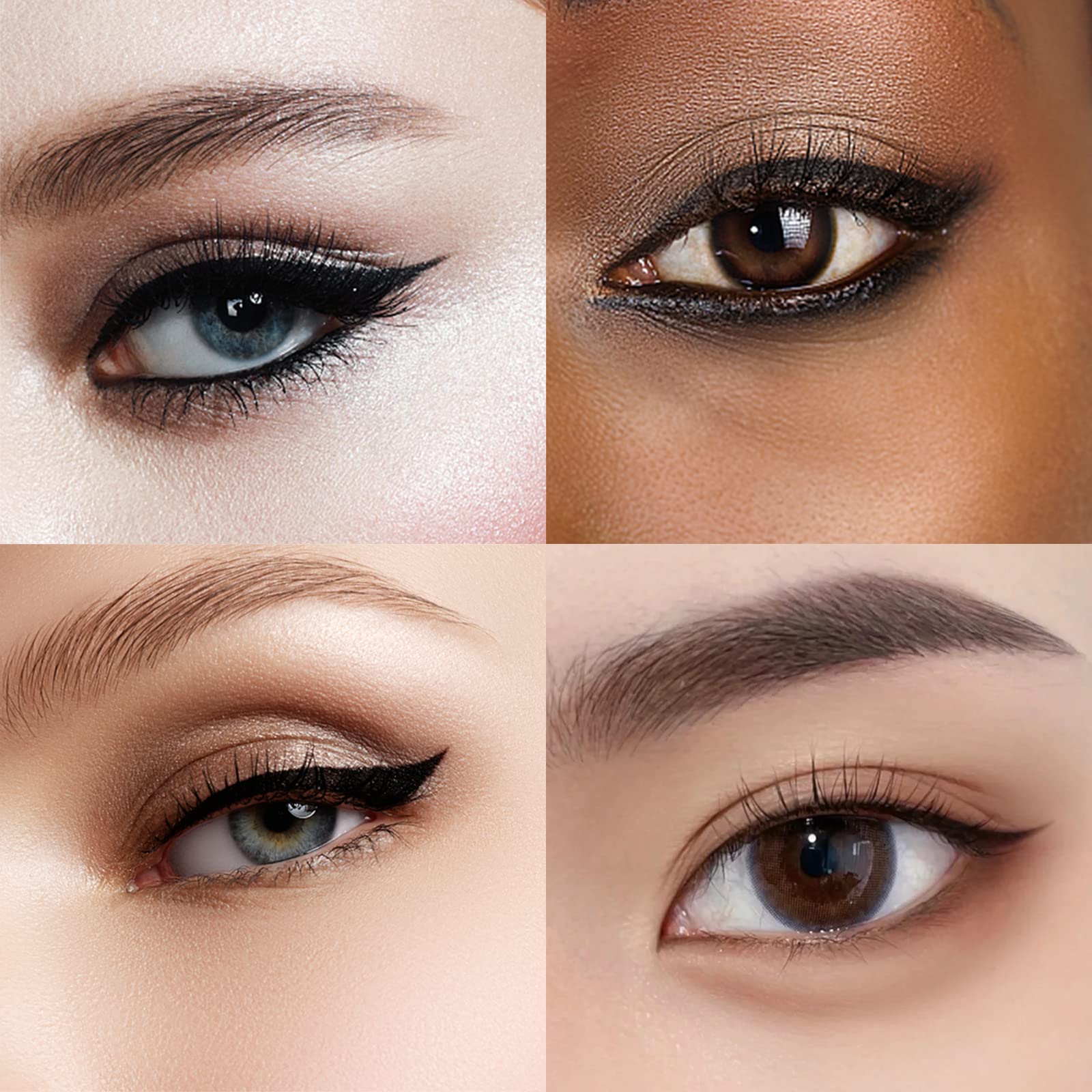 LAVONE eyeliner next to a ruler showing compact size and travel-friendly benefit