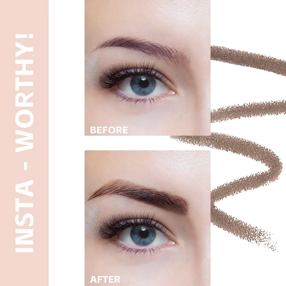 LAVONE spoolie blending brow color for seamless, natural finish benefit