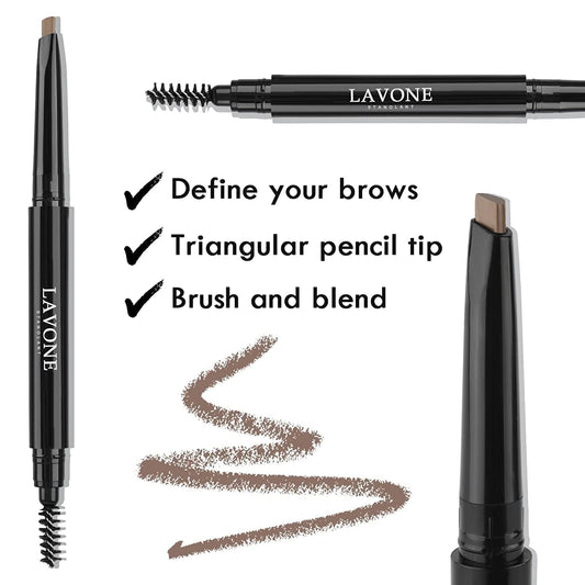 LAVONE close-up triangular tip giving precise strokes and versatile shaping