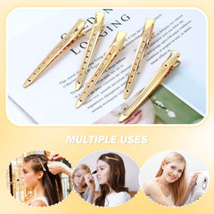 Lawie clip gripping a thick hair section securely for styling benefit