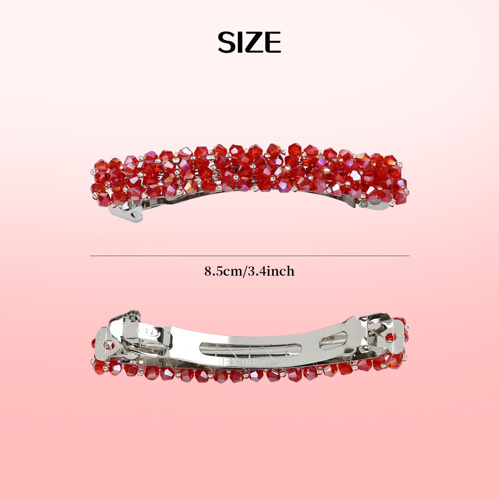 Lawie close-up of rhinestone detail highlighting crystal shine and decorative effect