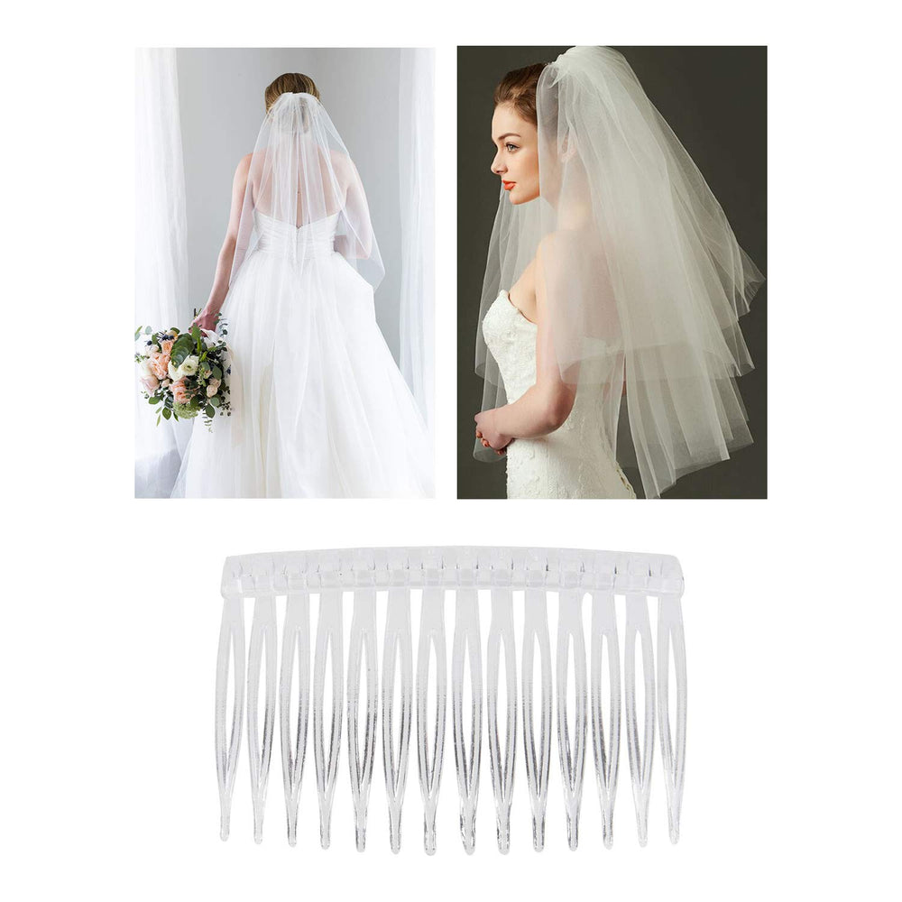 Lawie comb close-up of 14 long teeth and smooth plastic for snag-free hold