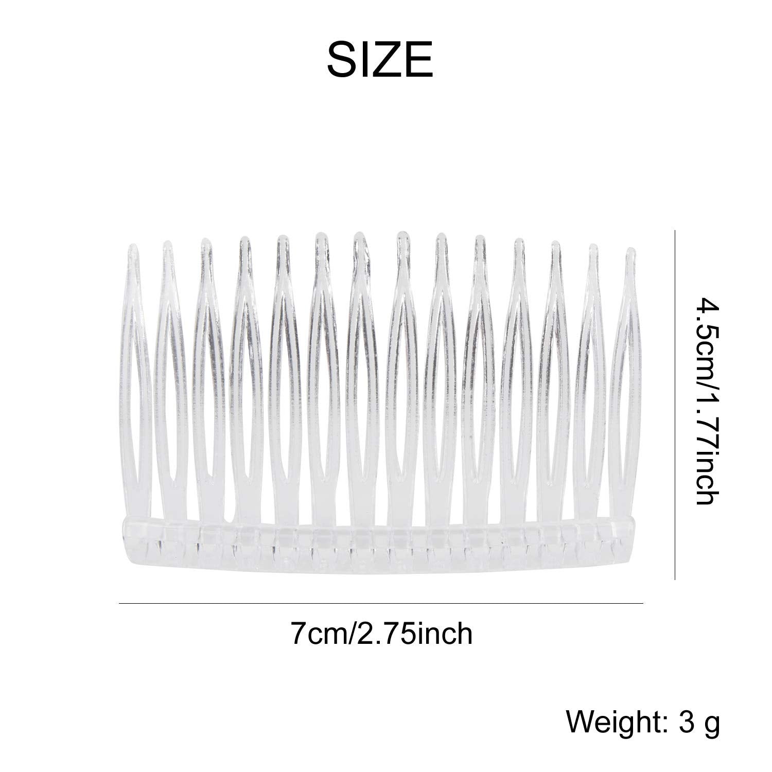 Lawie comb decorated with silk flowers showing easy DIY customization benefit