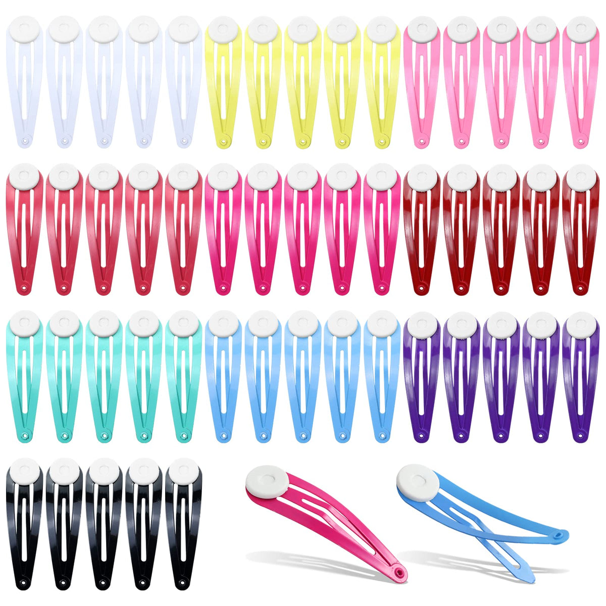 Lawie front assembly pack showing 50 colorful clips and value pack benefit