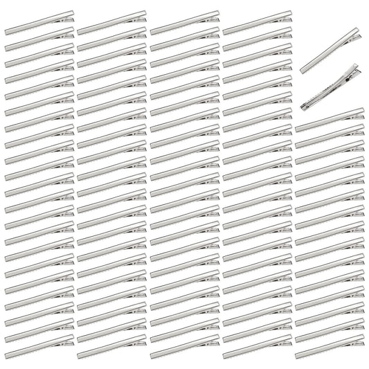 Lawie front view of 100-pack showing quantity and silver finish, ideal for salons
