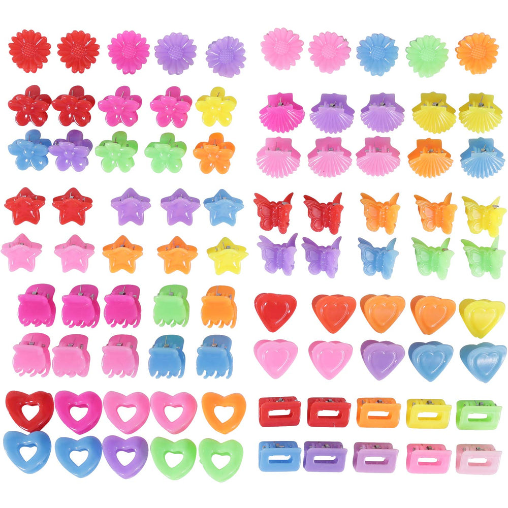 Lawie front pack showing 90 mini clips, colorful and convenient bulk