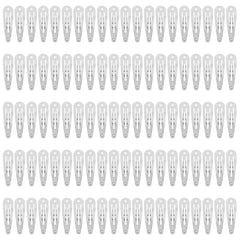 Lawie front pack showing 100 silver clips, bulk supply benefit
