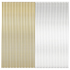 Lawie front packaging showing 40-pack gold and silver hair sticks for versatile styling
